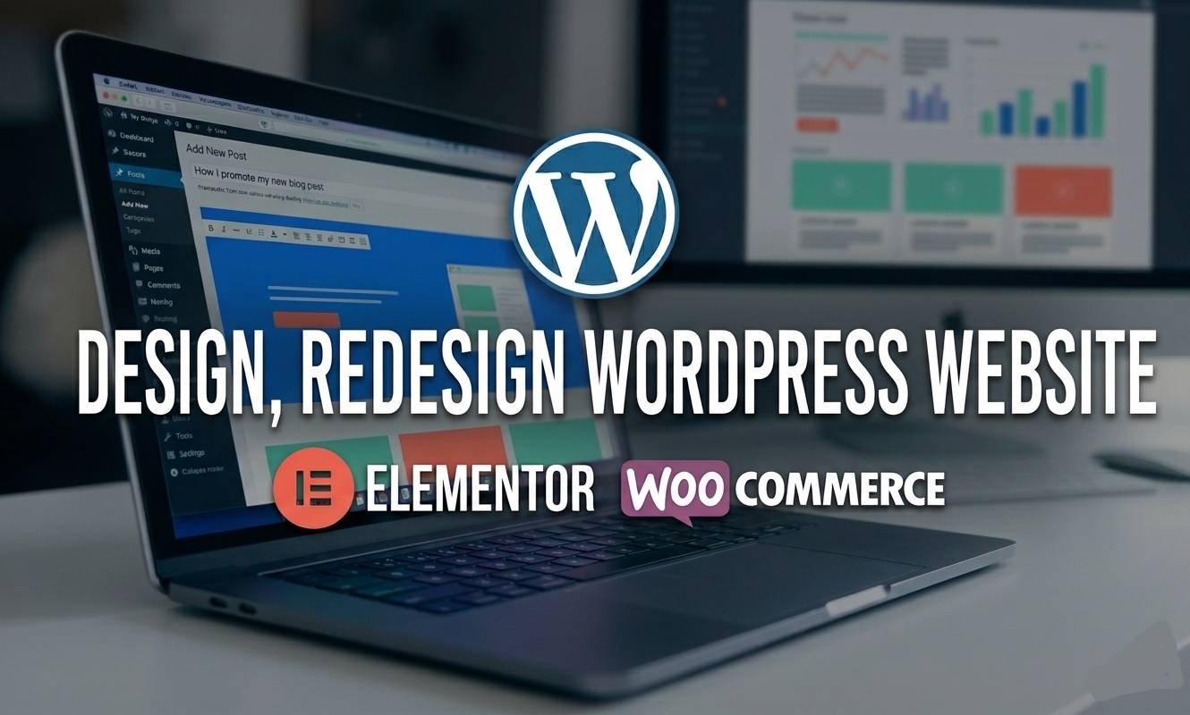 design, redesign wordpress website